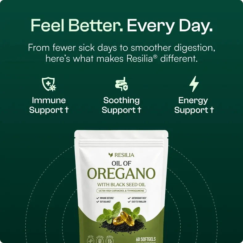 Resilia® Oil Of Oregano Softgels